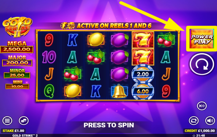Gold Strike 2 AUGMENTEZ VOTRE PARI.