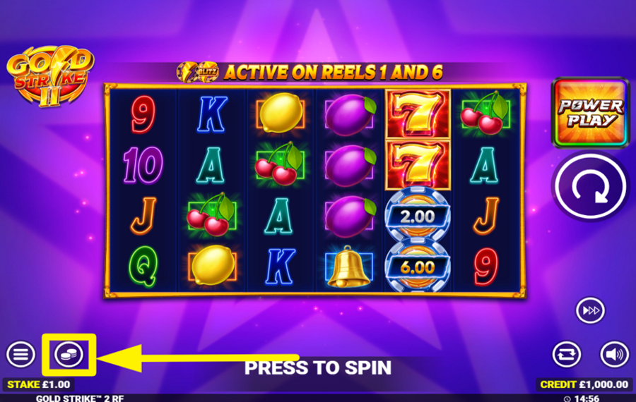 Gold Strike II Rapid Fire Jackpots BESTIMMEN SIE IHREN EINSATZ.