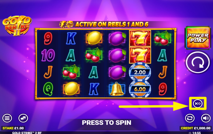 Gold Strike II Rapid Fire Jackpots ERHÖHEN SIE DIE GESCHWINDIGKEIT.