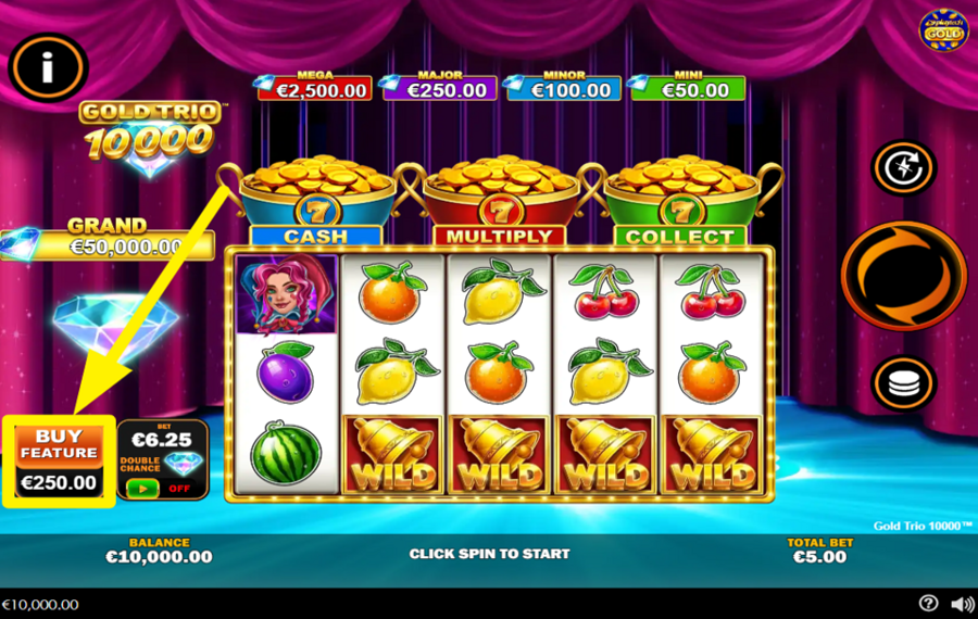 Gold Trio 10000 COMPRA LA RONDA DE BONIFICACIÓN.
