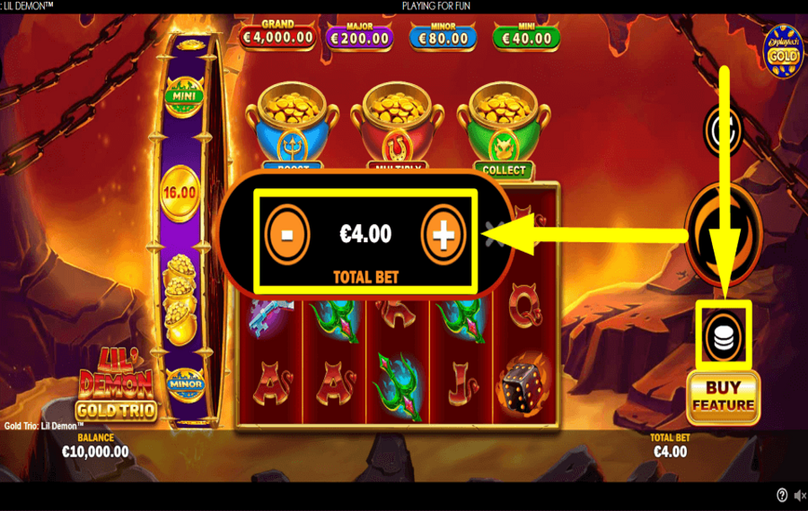 Gold Trio Lil Demon MODIFICA LA SCOMMESSA.