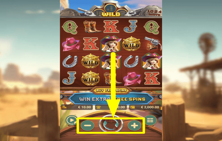 Gold West CAST YOUR BET.