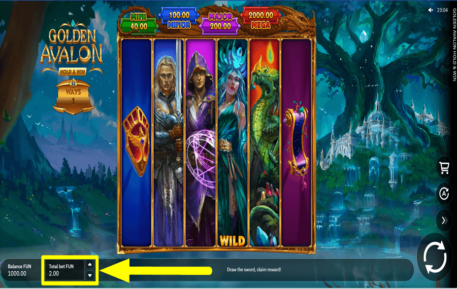 Golden Avalon Hold and Win ВЫБЕРИТЕ СТАВКУ.