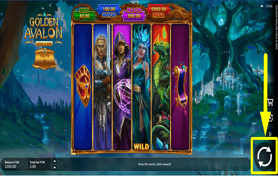 Golden Avalon Hold and Win НАЧНИТЕ ИГРАТЬ В АЗАРТНЫЕ ИГРЫ.