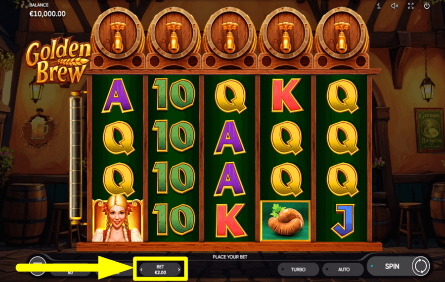 Golden Brew DETERMINE YOUR STAKE.