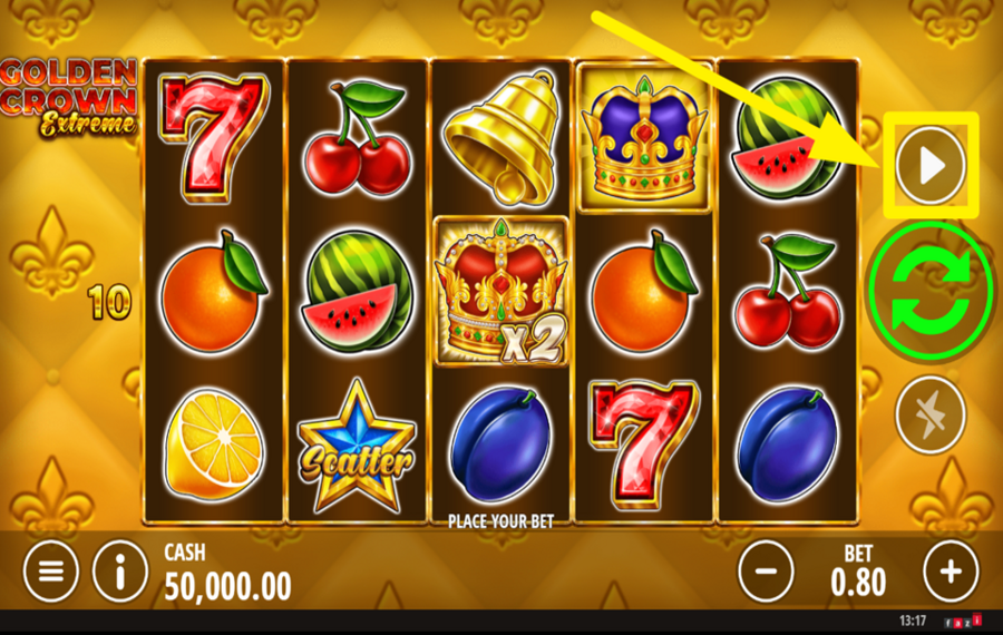 Golden Crown Extreme TRIGGER AUTOMATIC PLAY.