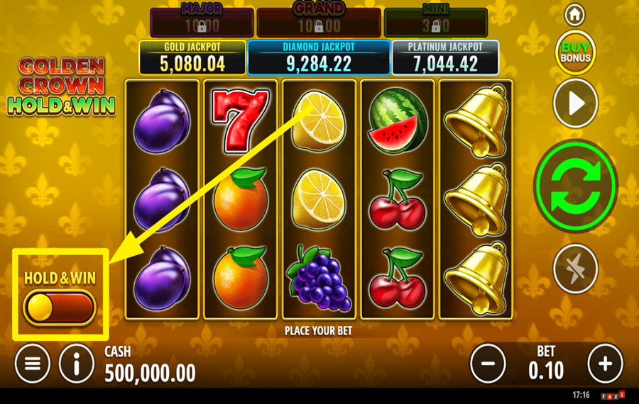 Golden Crown Hold and Win APROVECHA EL BONO DE APUESTAS.