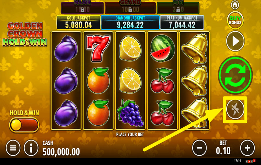 Golden Crown Hold and Win AUMENTA EL RITMO.