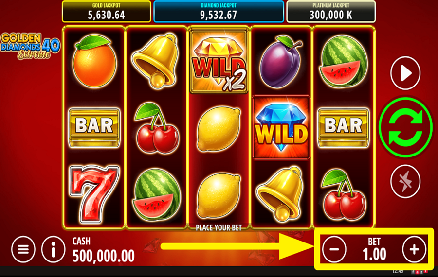 Golden Diamonds 40 Extreme CHOISISSEZ VOTRE MISE.