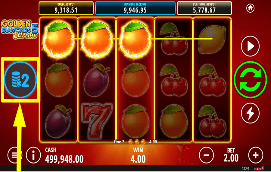 Golden Diamonds 5 Extreme CONSIDERE JUGAR.