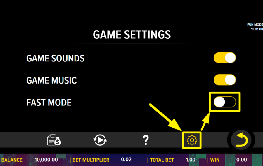 Golden Disco EM MAXIMIZE THE SPEED.