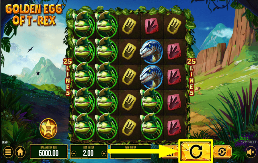 Golden Egg of T Rex PLAY THE GAME.