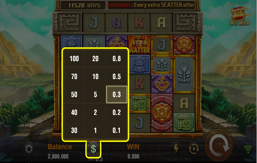 Golden Empire Изменить ставку