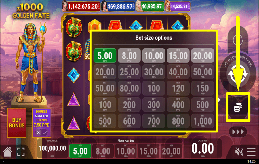 Golden Fate x1000 ¡HAZ TU APUESTA!