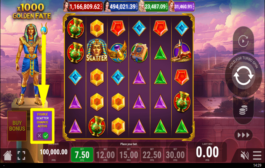 Golden Fate x1000 PROMETE MÁS MONEDAS.