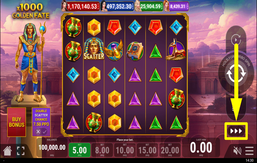 Golden Fate x1000 ACELERA TU RITMO.