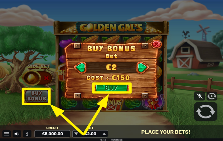 Golden Gals КУПИТЕ БЕСПЛАТНЫЕ ВРАЩЕНИЯ.