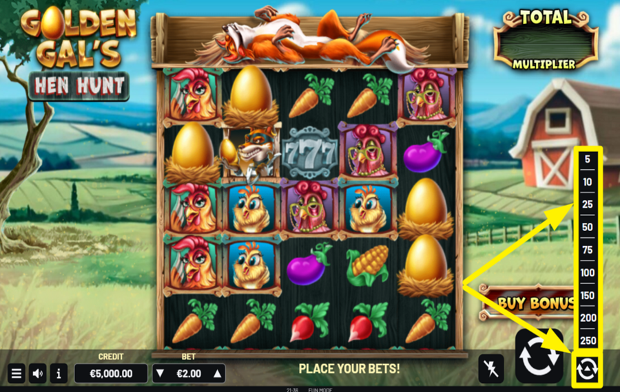 Golden Gals Hen Hunt NUTZEN SIE DIE AUTOMATISCHEN SPINS!