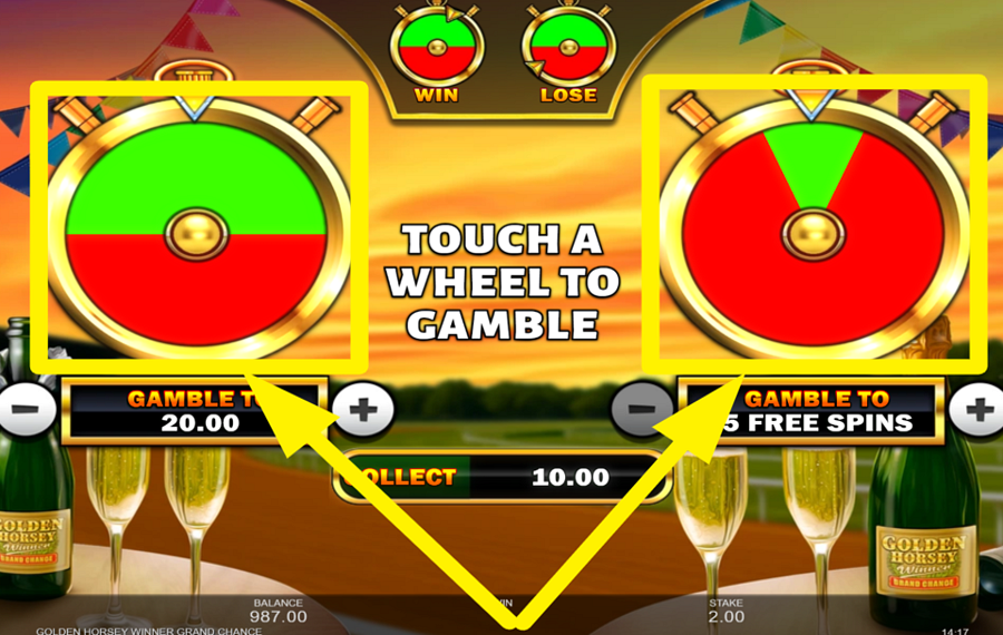 Golden Horsey Winner Grand Chance TESTEN SIE IHR VERMÖGEN!