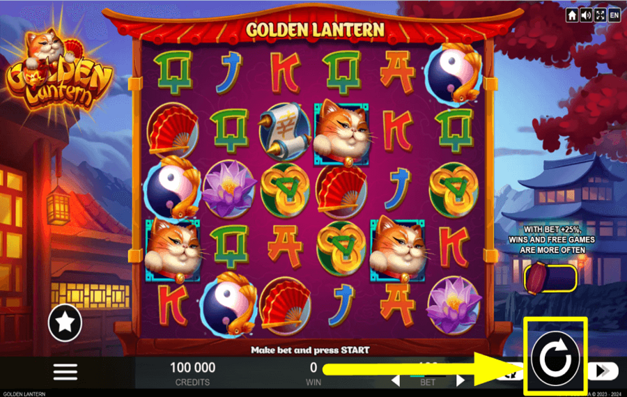 Golden Lantern НАЧАЛО ИГРЫ.