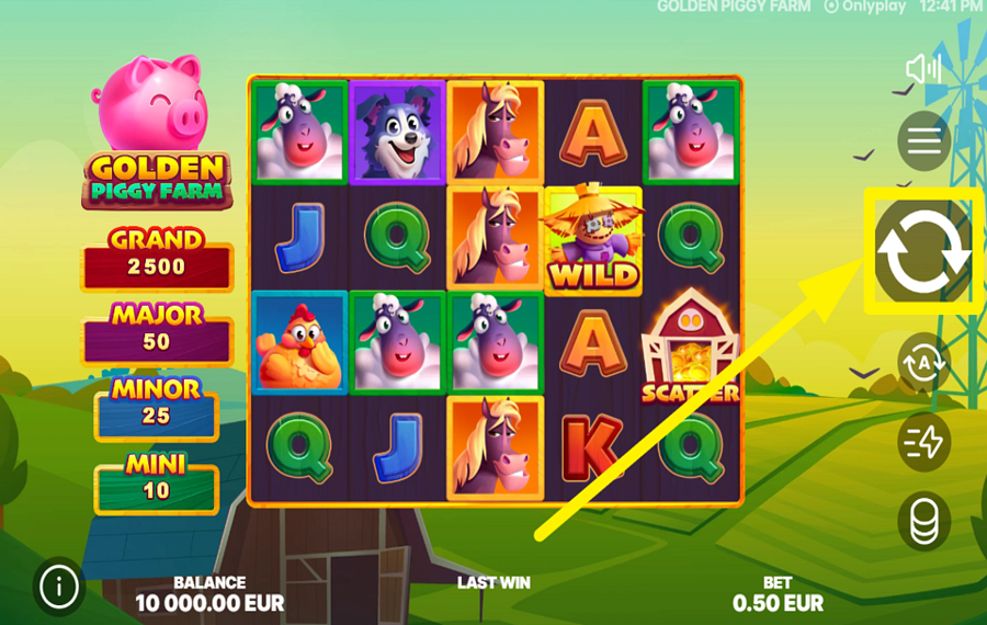 Golden Piggy Farm GIRA LOS CARRETES.