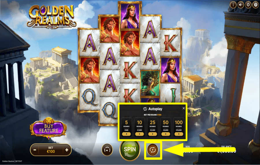 Golden Realms PROCÉDEZ AVEC LA JEU AUTOMATIQUE.