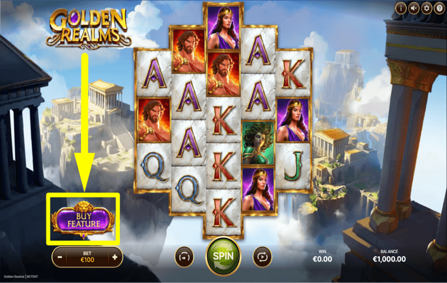 Golden Realms PAYEZ DES TOURS GRATUITS.