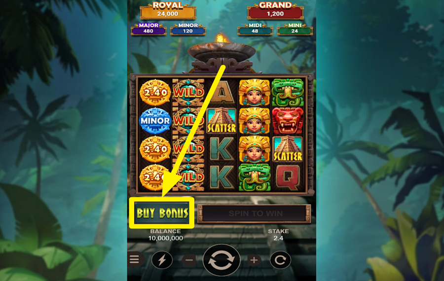 Golden Sun Aztec CHOISISSEZ DES TOURS !