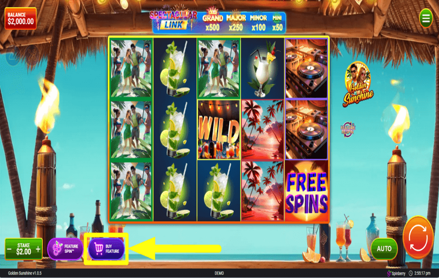 Golden Sunshine SHOP FOR SPINS.