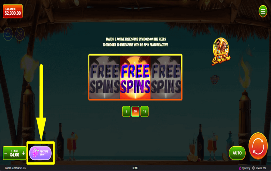 Golden Sunshine SEIZE YOUR CHANCE.