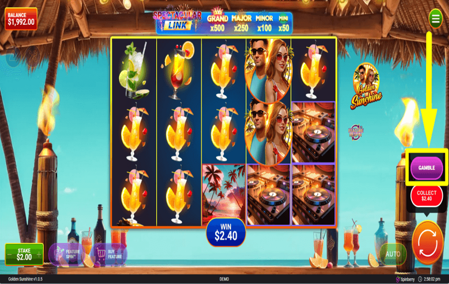 Golden Sunshine STAKE YOUR REWARDS.