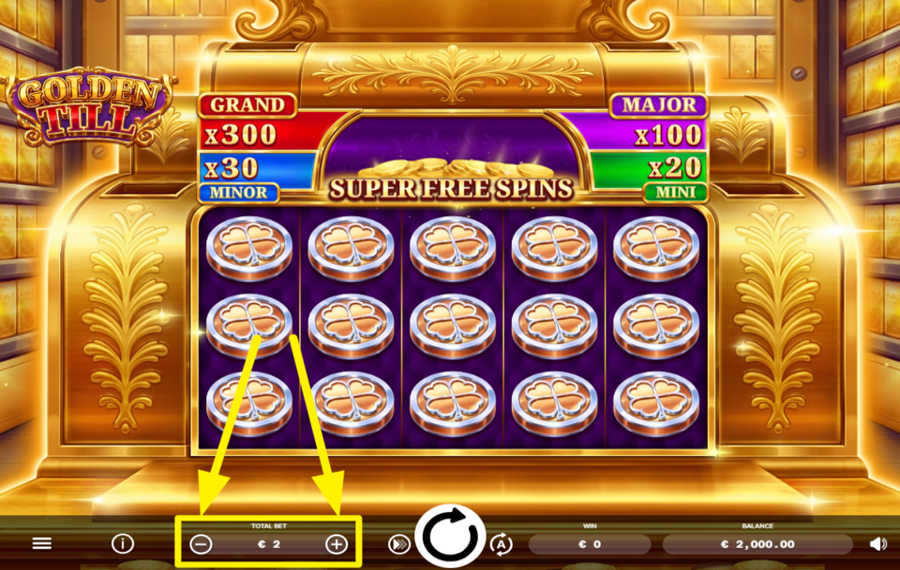 Golden Till SPECIFY YOUR WAGER.