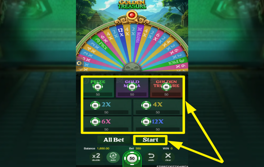 Golden Treasure FAITES VOTRE PARI.