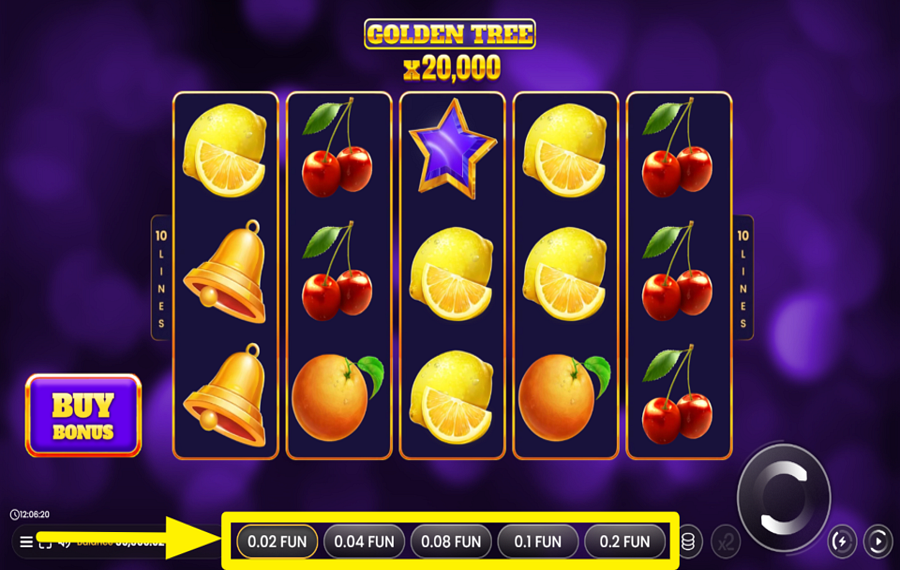 Golden Tree 20000 Buy Bonus SPECIFICA LA TUA SCOMMESSA.