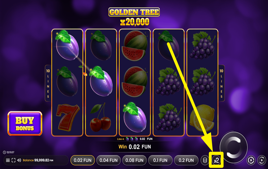 Golden Tree 20000 Buy Bonus SFIDA LA TUA VINCITA!