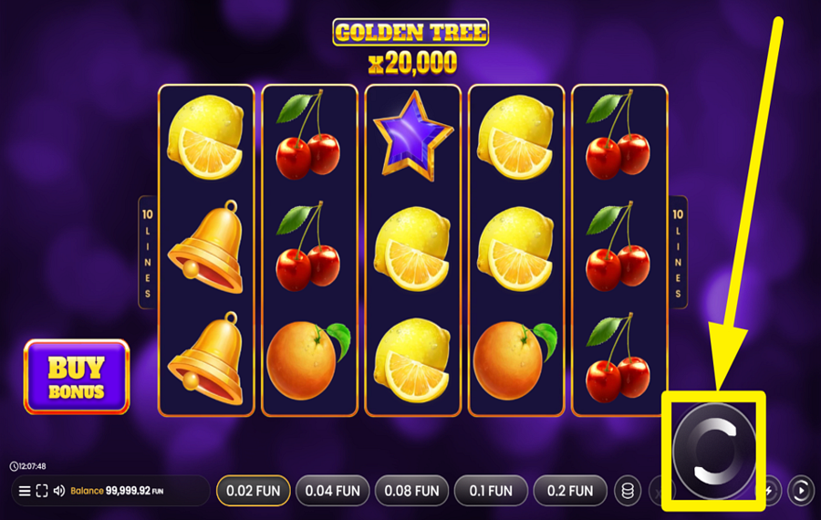Golden Tree 20000 Buy Bonus ACCENDI L'ENTUSIASMO!