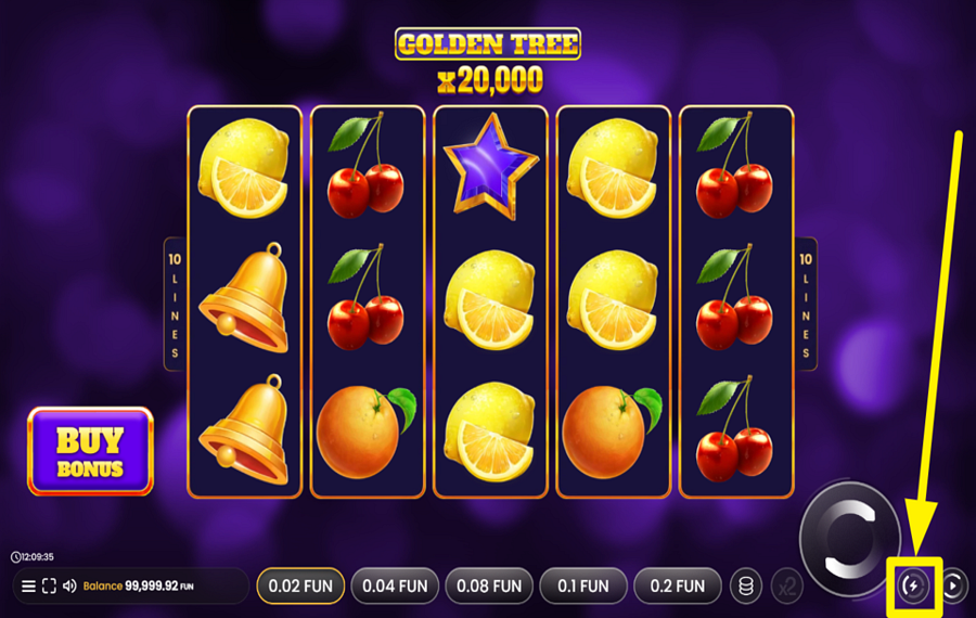 Golden Tree 20000 Buy Bonus ACCELERA L'AZIONE.