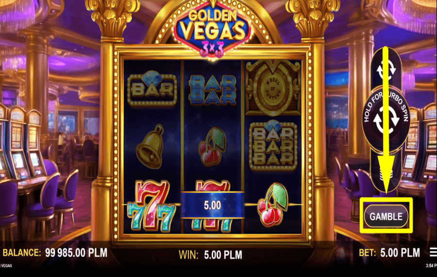 Golden Vegas 3x3 CONSIDER GAMBLING?