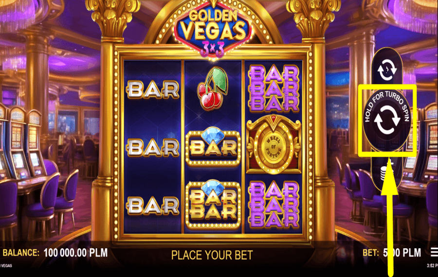 Golden Vegas 3x3 CLAIM BIG REWARDS.