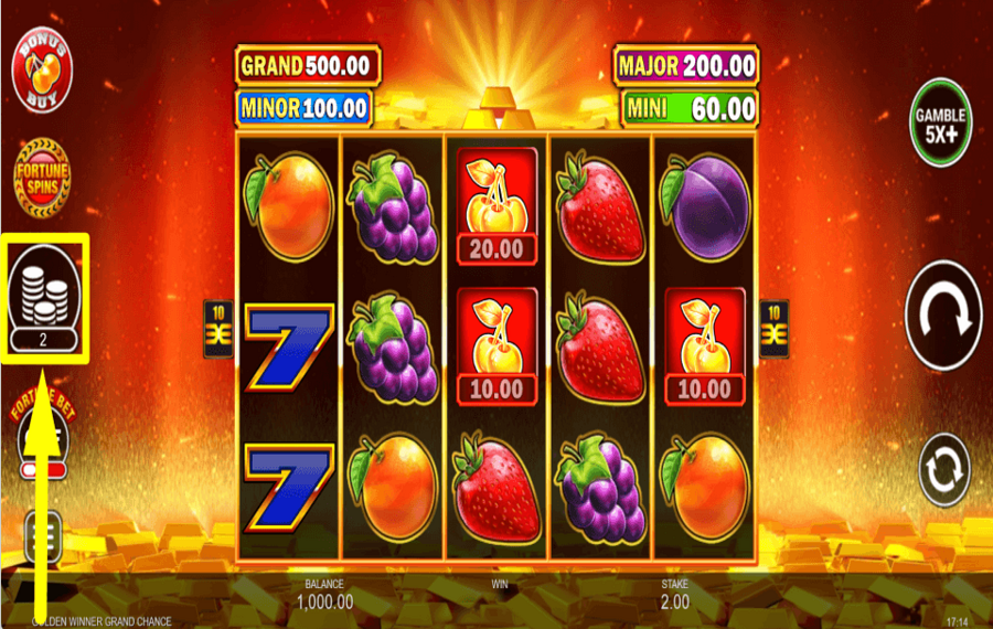 Golden Winner Grand Chance FAITES VOTRE PARI.