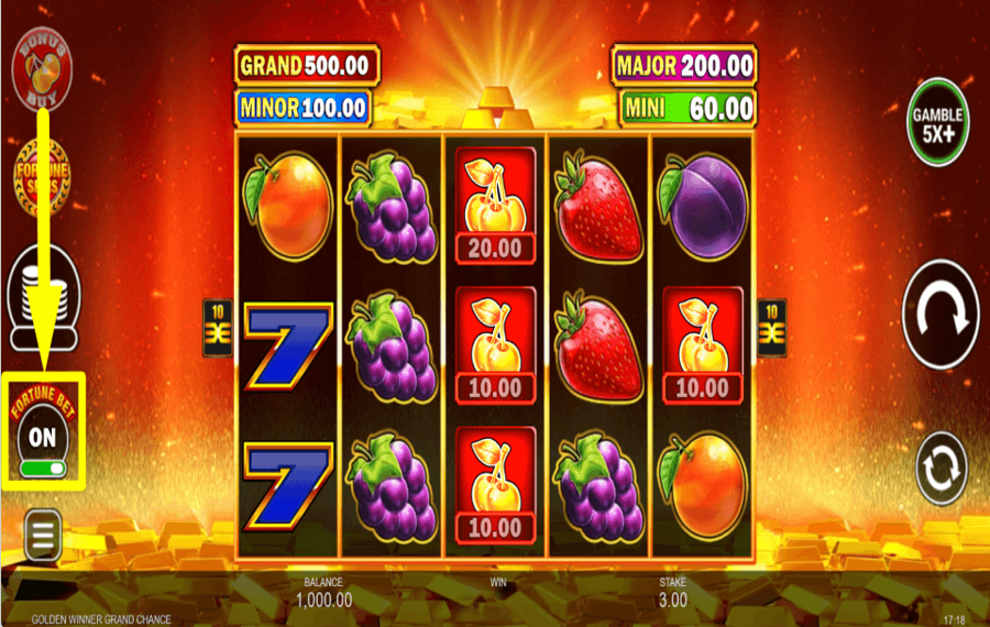 Golden Winner Grand Chance PROMETTRE PLUS DE CRÉDITS.