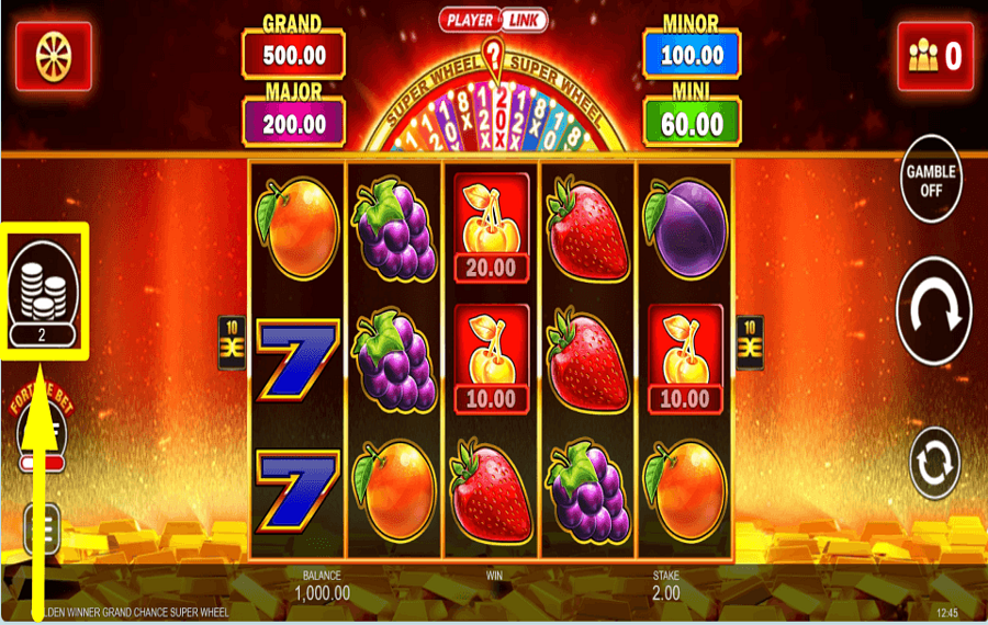 Golden Winner Grand Chance Super Wheel ВЫБЕРИТЕ СВОЮ СТАВКУ.