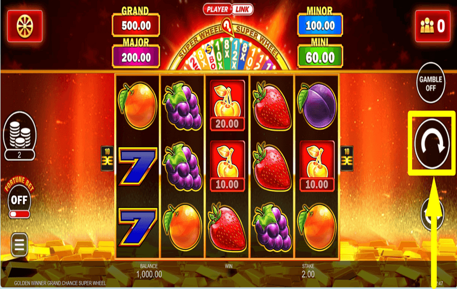 Golden Winner Grand Chance Super Wheel СТРЕМИТЕСЬ К ПРИЗУ.