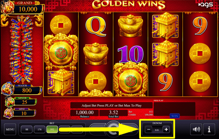 Golden Wins ИЗМЕНИТЕ СТОИМОСТЬ МОНЕТЫ.