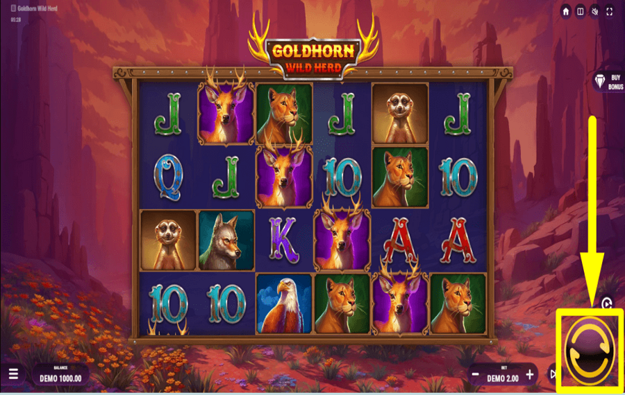 Goldhorn Wild Herd COMIENCE A JUGAR.