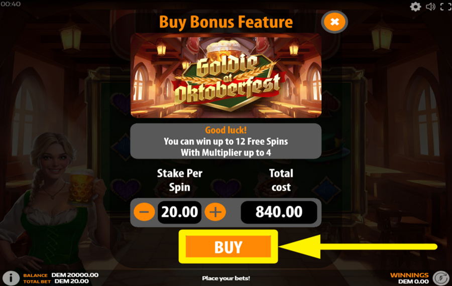 Goldie at Oktoberfest КУПИТЬ БОНУСНЫЕ ВРАЩЕНИЯ.