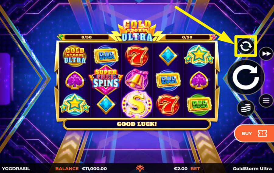 GoldStorm Ultra ВРАЩАЙТЕ БАРАБАНОВЫ АВТОМАТИЧЕСКИ.