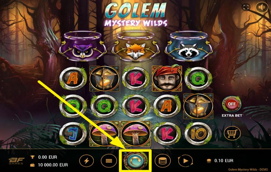 Golem Mystery Wilds ВРАЩАЙТЕСЬ К УСПЕХУ!