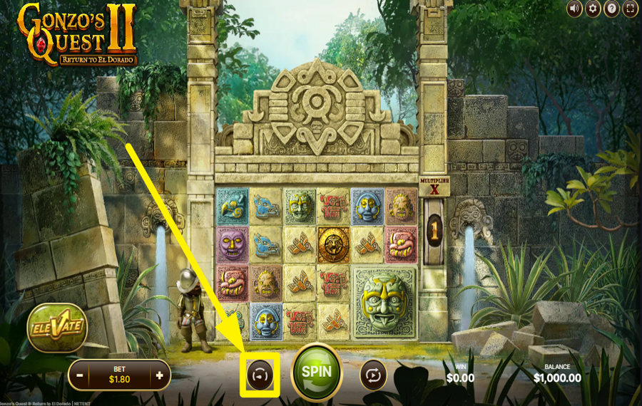 Gonzos Quest 2 AMPLIFIEZ LE JEU.