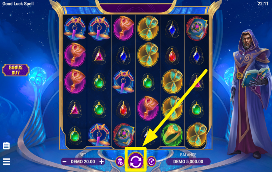 Good Luck Spell IGNITE THE EXCITEMENT.